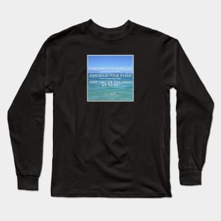 Sinking in Your Ocean Long Sleeve T-Shirt